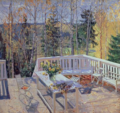 Deserted Terrace by Stanislav Schukovsky